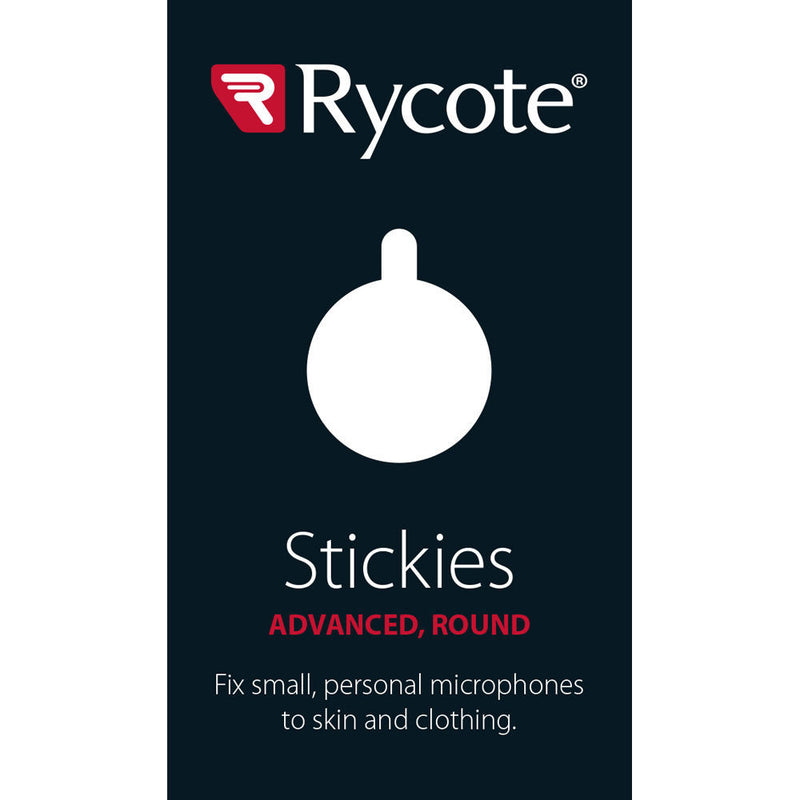 Rycote Stickies Round Advanced, Adhesive Pads (100-Pack)