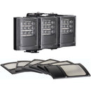 Raytec VAR2-i6-3 Long-Range Triple-Panel IR Illuminator (850nm, Black)