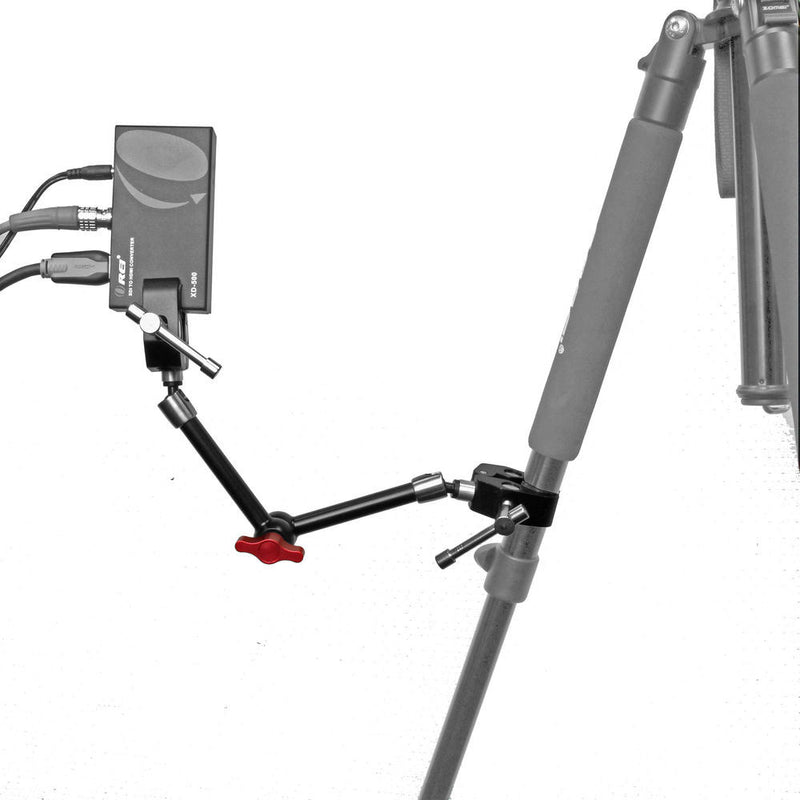 GyroVu 11" Heavy-Duty Articulated Arm Monitor Mount with Dual Adjustable Clamp Mounts