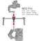 GyroVu Universal DJI Ronin Armpost Adaptor for Glidecam and Tiffen Stabilizers
