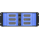 iStarUSA D-407LSE-BL-TS859 4-Bay 4U Rackmount Chassis with 8" Touch Screen LCD