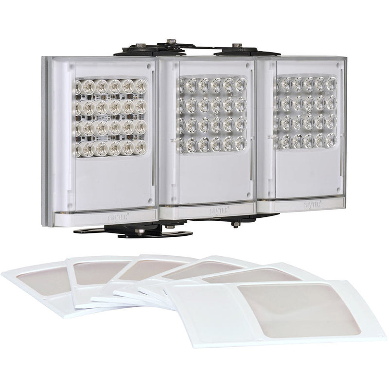 Raytec VARIO2 Long Range Triple Panel White Light Illuminator with Adaptive Illumination (Silver)