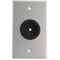 C2G Single-Gang Wall Plate with 1" Cable Grommet (Brushed Aluminum)