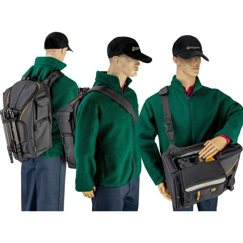 Ruggard Lynx 55 SlingPack for DSLR and 15" Laptop (Black, Medium)