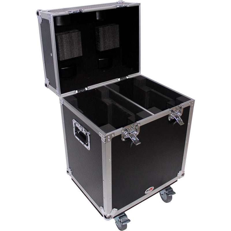 ProX 140 Style Flight Case for Two Moving Head Lights