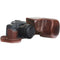 MegaGear Ever Ready Leather Camera Case for Leica V-Lux (Typ 114) (Dark Brown)