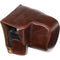 MegaGear Ever Ready Leather Camera Case for Leica V-Lux (Typ 114) (Dark Brown)