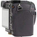 MegaGear Ever Ready Leather Camera Case for Sony a6000/a6300 with 16-50mm (Black)