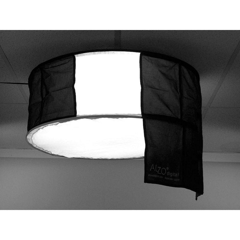 ALZO Fabric Flag for Drum Overhead Light (Set of 4, Black)