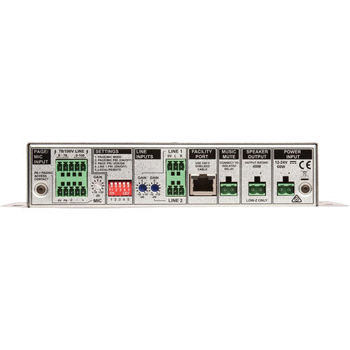 Cloud USA MA40F - Mixer Amplifier - 1 X 40W