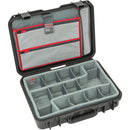 SKB iSeries 1813-5 Case with Think Tank-Designed Photo Dividers &&nbsp;Lid Organizer (Black)