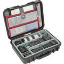 SKB iSeries 1813-5 Case with Think Tank-Designed Photo Dividers &&nbsp;Lid Organizer (Black)