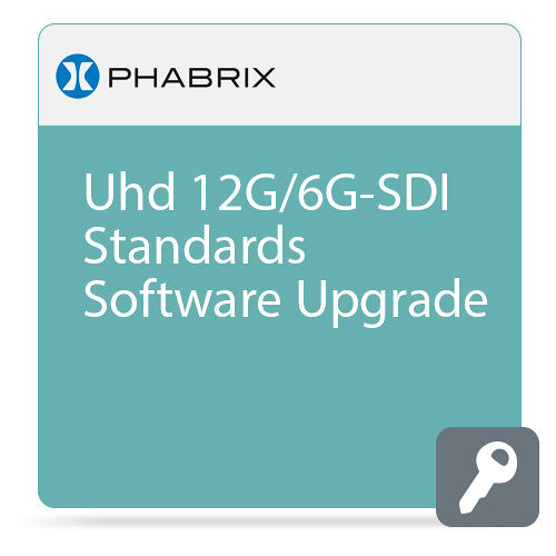 PHABRIX UHD 12G/6G-SDI Standards Software for Qx IP Analyzer