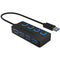 Sabrent 4-Port USB 3.0 Hub with Power Switches