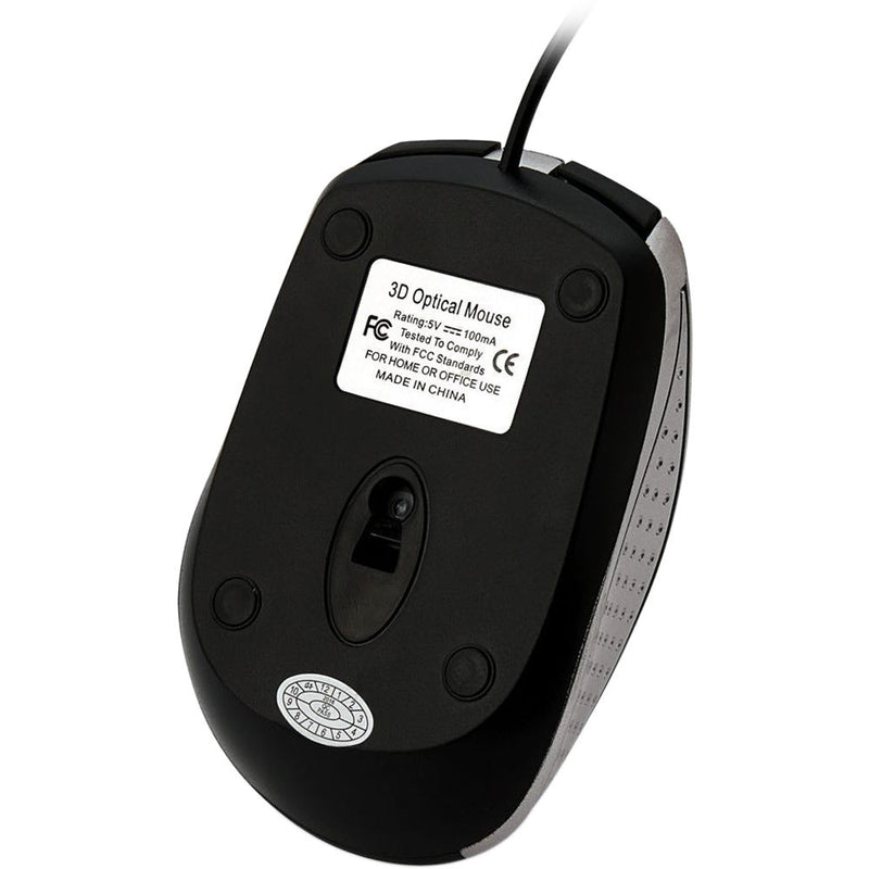Verbatim Wired Notebook Optical Mouse (Silver)