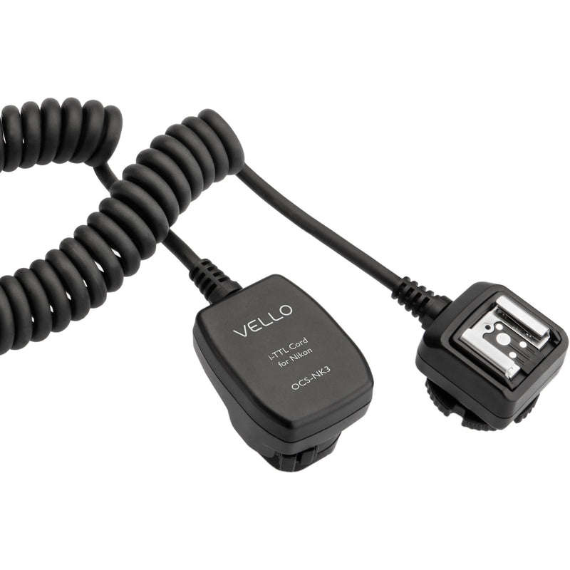 Vello Speedy Camera Rotating Flash Bracket & 3' TTL Flash Cord for Nikon Kit
