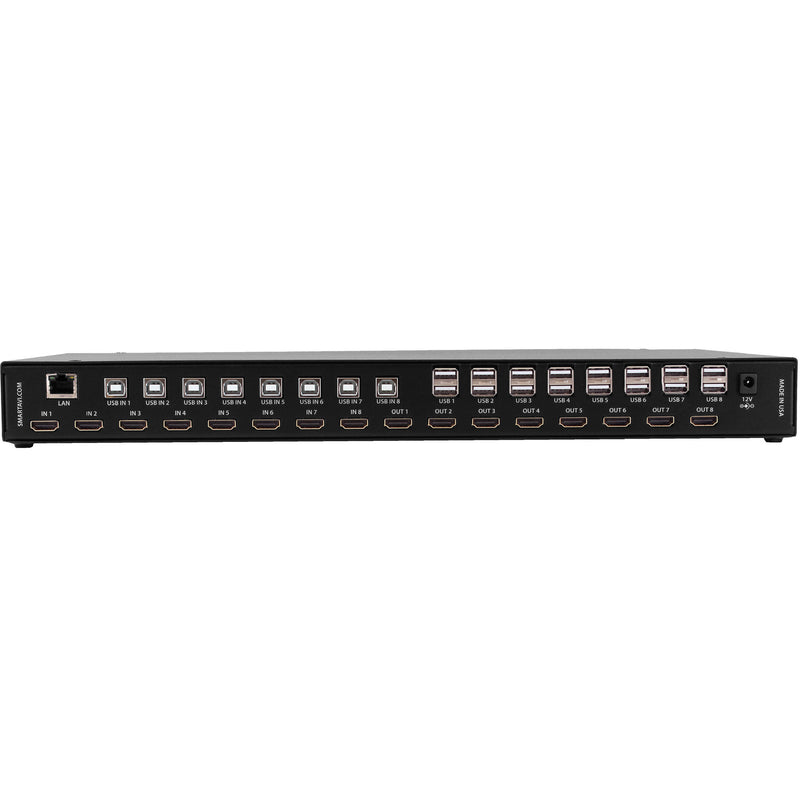 Smart-AVI 8x8 HDMI/USB 2.0 Matrix Switch With 4K Resolution And Keyboard-Mouse Capabilities (No Emulation).