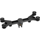 Auray IPU-108 Universal Tablet Mount with Clamp-On and Thread Adapters for Mic Stands, Light Stands, and Tripods