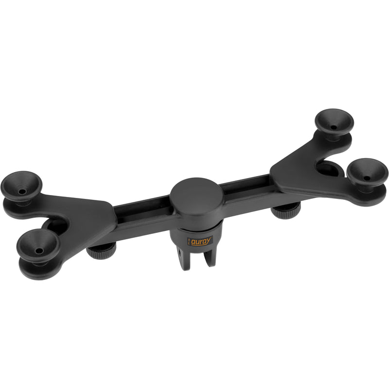 Auray IPU-108 Universal Tablet Mount with Clamp-On and Thread Adapters for Mic Stands, Light Stands, and Tripods