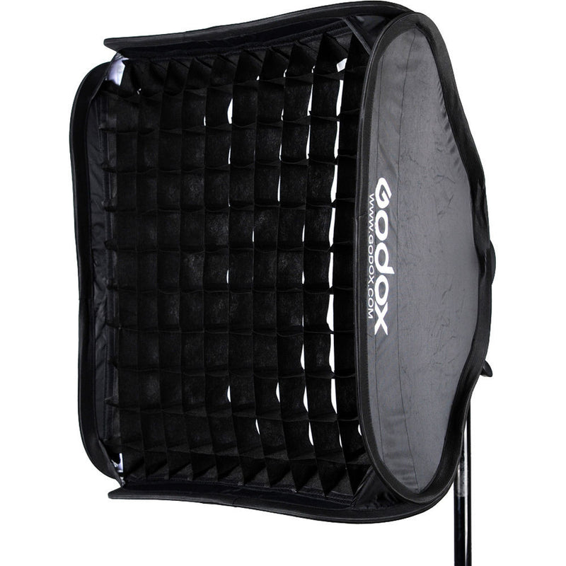 Godox S-Bracket Kit with S Bracket,Grid, Softbox, and Carrying Bag (15.7 x 15.7")