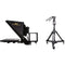 ikan 15" Teleprompter with Pneumatic Pedestal System for Cameras Weighing up to 18 Pounds