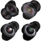 Rokinon Cine DS Wide-Angle Lens Kit with Fisheye (Sony E)