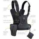 Cotton Carrier CCS G3 Binocular and Camera&nbsp;Harness (Gray)