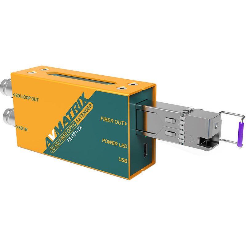 AV Matrix 3G-SDI Fiber Optic Extender (12.4 Miles)