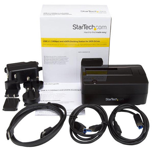 StarTech USB 3.1 Drive Docking Station for 2.5" and 3.5" SATA Drives