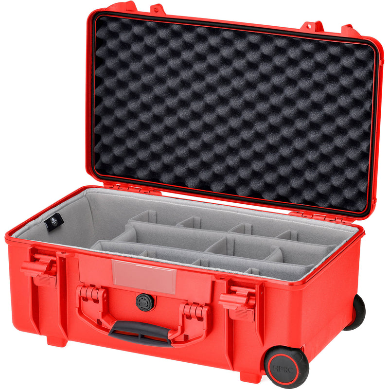 HPRC Wheeled Hard Case with Second Skin (Gray with Blue Handle)