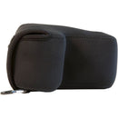 MegaGear Ultra Light Neoprene camera Case with Carabiner for Nikon D3100-D3300 and D5100-D5300 with 18-55mm (Black)