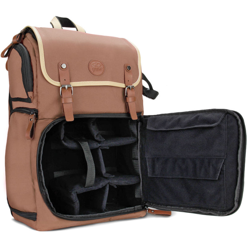 GOgroove DSLR Camera Backpack (Tan)