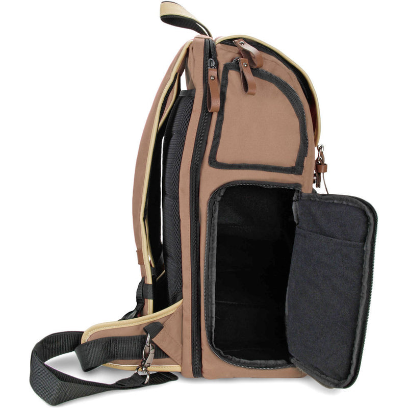 GOgroove DSLR Camera Backpack (Tan)