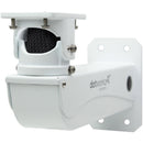 Dotworkz S-Type Static IP66 Tornado Dual Blower Camera Enclosure with PoE and Stainless-Steel Arm