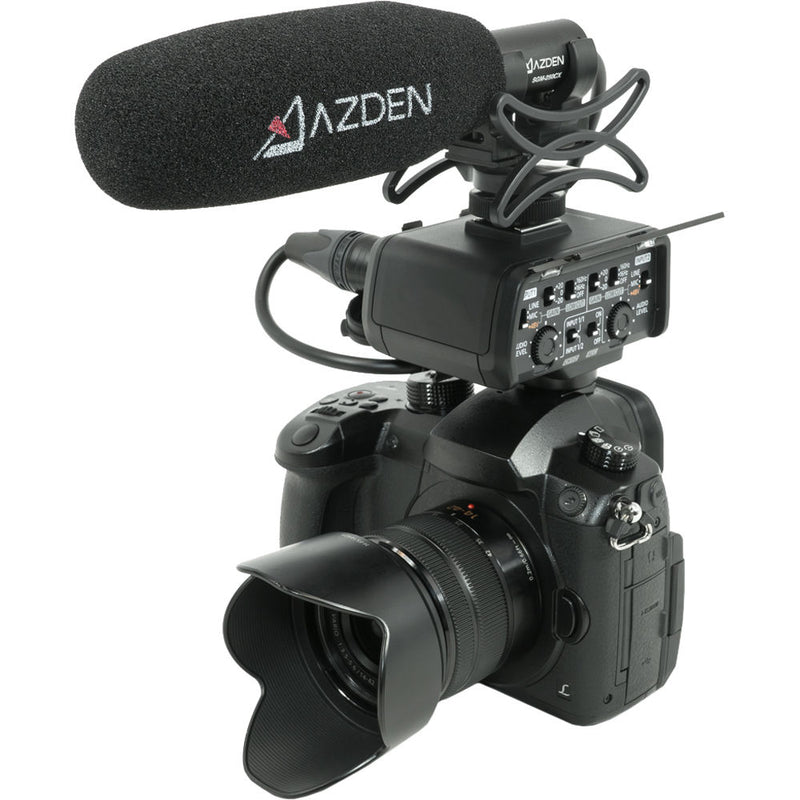 Azden SGM-250CX Compact Shotgun Microphone with Furry Windshield Kit