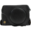 MegaGear Ever Ready Leather Camera Case for Panasonic Lumix DMC-LX100