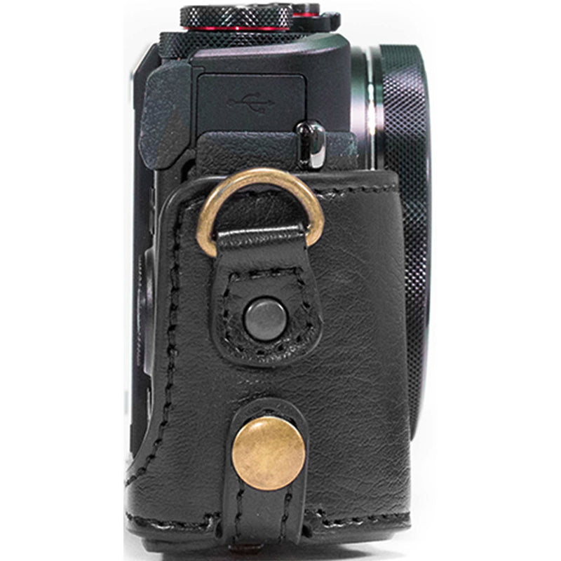 MegaGear Ever Ready Leather Camera Case for Canon PowerShot G7 X Mark II