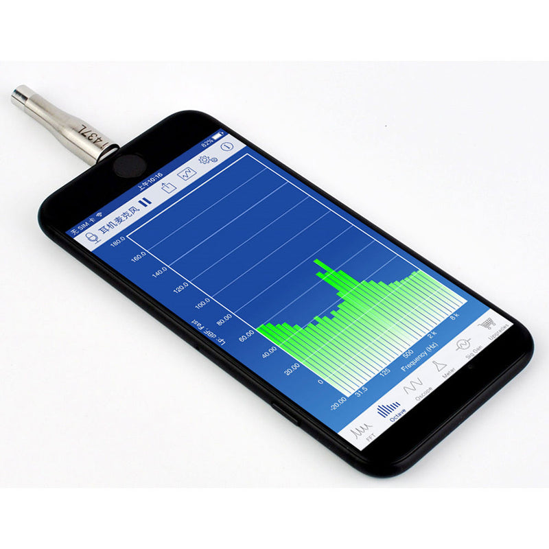 MicW i437L Omnidirectional Measurement Microphone (Lightning Connector)