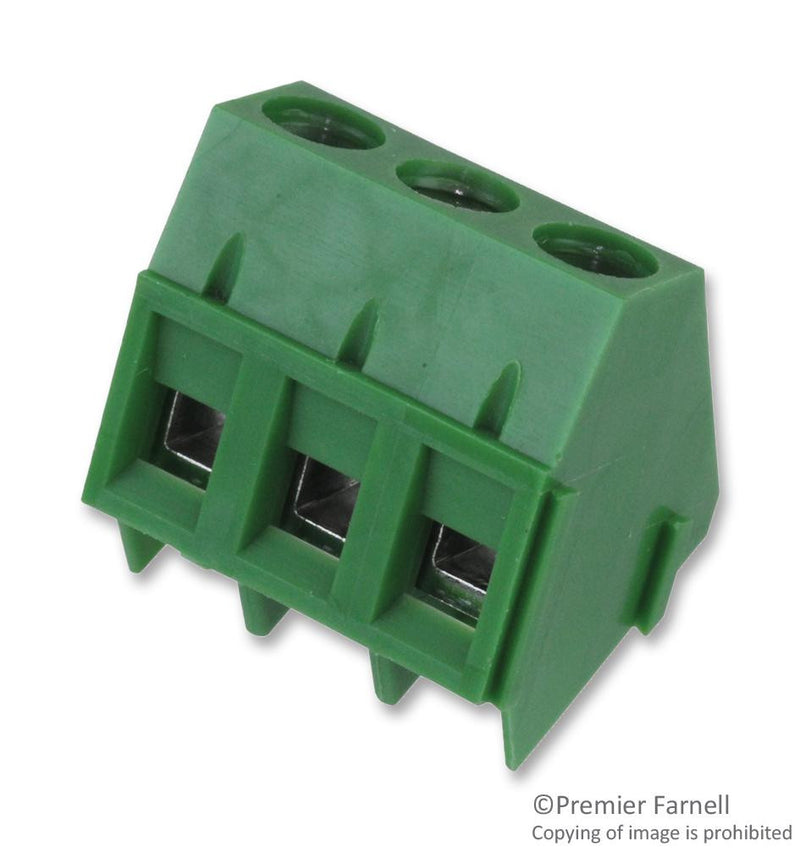 MULTICOMP MC24372 TERMINAL BLOCK EUROSTYLE, 3 POSITION, 26-12AWG