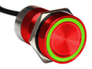 Arcolectric MC16MORGR Capacitive SW Dpdt 0.01A 12V GRN/RED