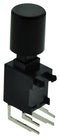 E-SWITCH PB400EEQR1BLK Push Button SW R/A Dpst 3A 30V THT