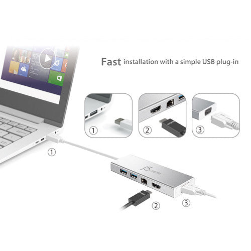 j5create USB 3.0 Mini Dock