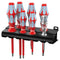 WERA 3160 I/7 7 Piece Stainless and Rack Screwdriver Set for Slotted and Phillips Screws