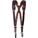 RL Handcrafts Clydesdale Pro Dual Leather Camera Harness (Small, Tan)