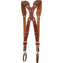 RL Handcrafts Clydesdale Pro Dual Leather Camera Harness (Large, Tan)