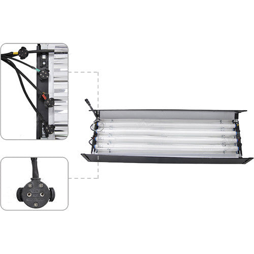 CAME-TV 4' 300W Daylight Fluorescent Video Light Fixture