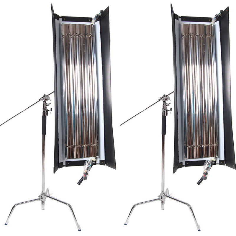 CAME-TV 4' 4-Bank 300W SELECT Fluorescent Light Fixture Kit