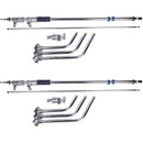 CAME-TV Studio Centry Detachable C-Stand with Grip Arm & Line Resizer (10.8', 2-Set)