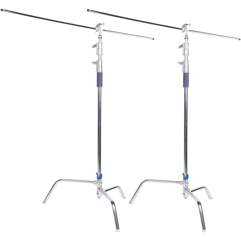 CAME-TV Studio Centry Detachable C-Stand with Grip Arm & Line Resizer (10.8', 2-Set)