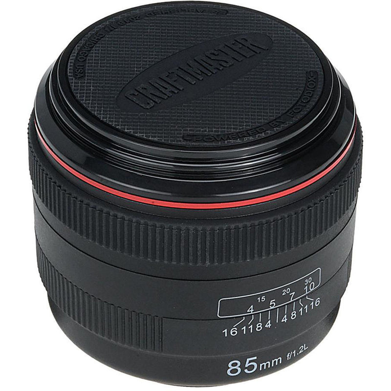 FotodioX LenzCoaster Lens Replica Coaster Set (Black)